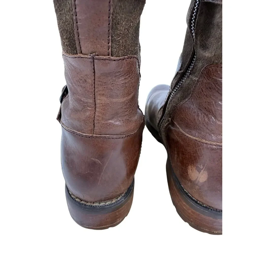 Ariat 10006782 Women's Highland Tall Boots SZ 9B Leather Suede Straps Fall